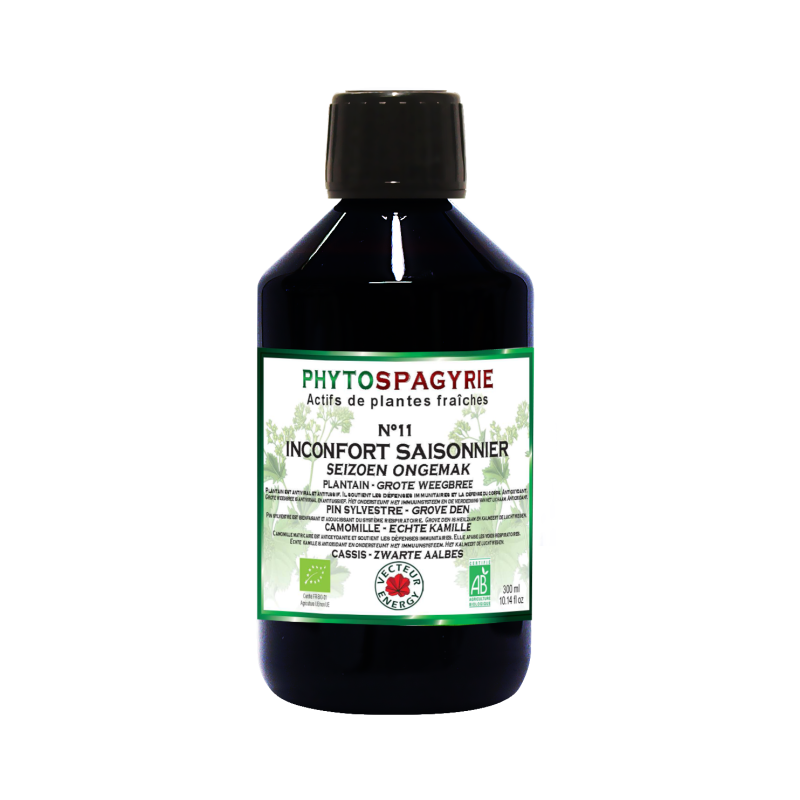 Phytospagyrie: Synergie N°11 Inconfort saisonnier